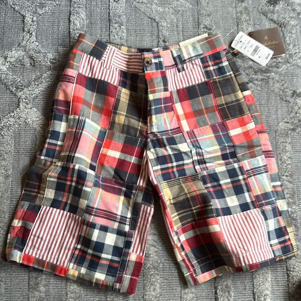 New Boys Brooks Brothers Mandras Plaid.